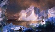 Frederic Edwin Church The Iceburgs oil painting on canvas